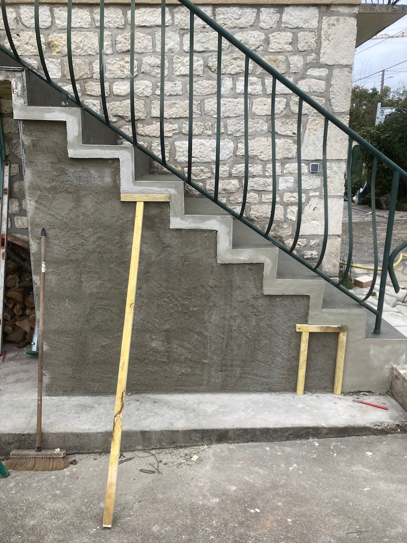 maçonnerie escalier Cahors